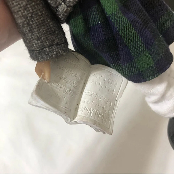 5/$25 
Vintage Caroler Christmas Hand Sewn  Clothing Holds Book Plastic Body10” - Picture 7 of 10